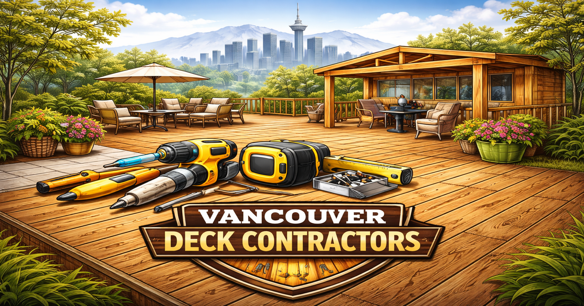 Professional deck building across Metro Vancouver